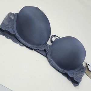 Calvin Klein 34B grey lace detail bra